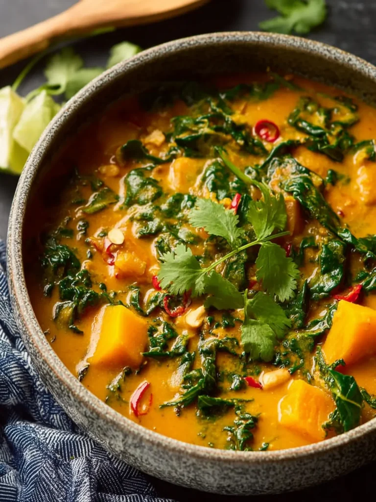 Peanut & Kale Butternut Squash Curry First Image