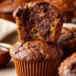 Banana Chocolate Muffins (Soft, Moist, and Easy) First Image