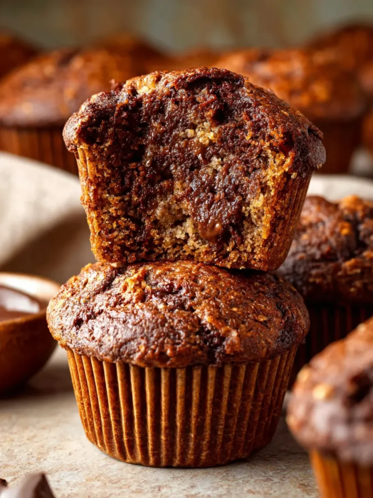 Banana Chocolate Muffins (Soft, Moist, and Easy) First Image