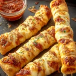 Irresistible Pizza Sticks: A Cheesy Snack Delight First Image