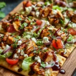 High Protein BBQ Chicken Flatbread Ready in Just 20 Minutes First Image