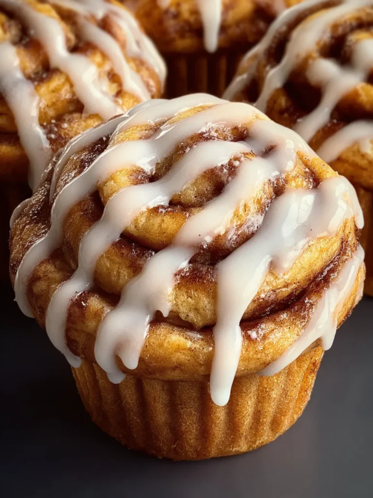 Cinnamon Roll Muffins First Image