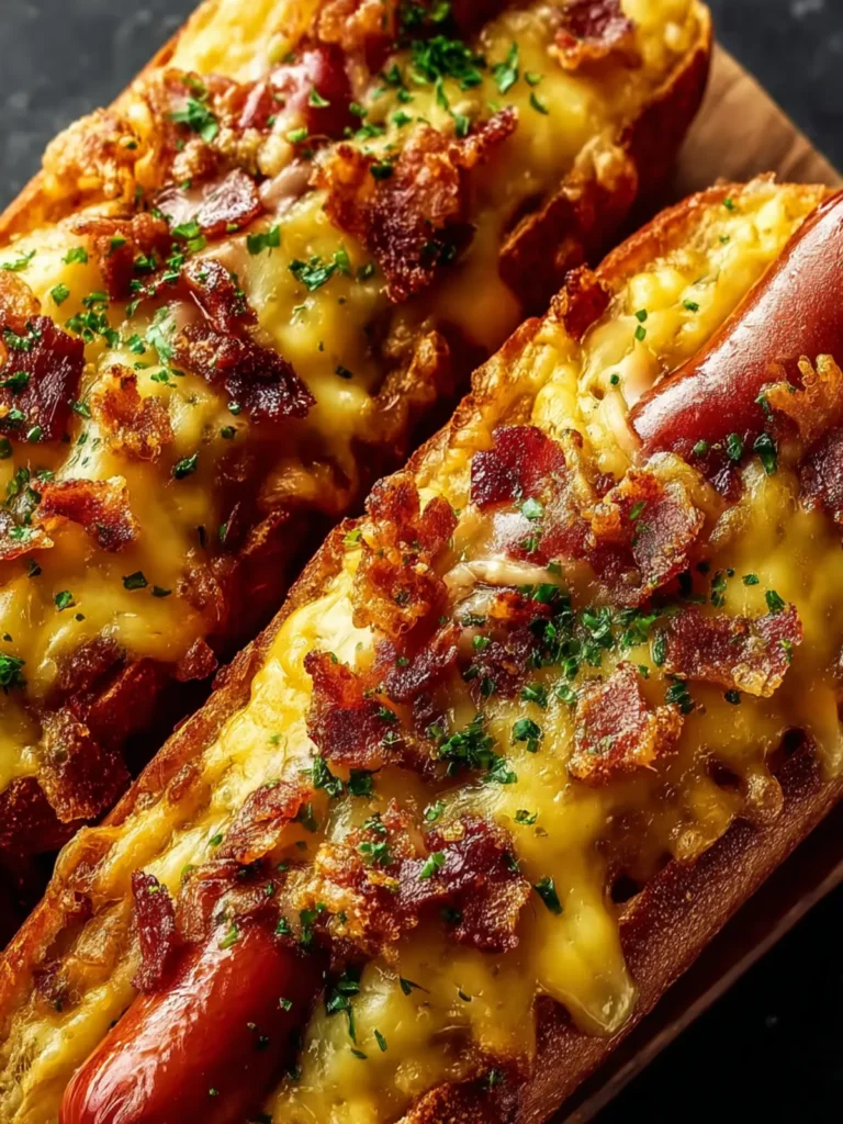 Crispy Cheesy Hotdogs Bake Recipe First Image