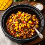Crockpot Mango Salsa Chicken First Image