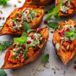Moroccan Baked Sweet Potatoes First Image