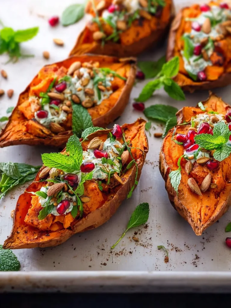 Moroccan Baked Sweet Potatoes First Image