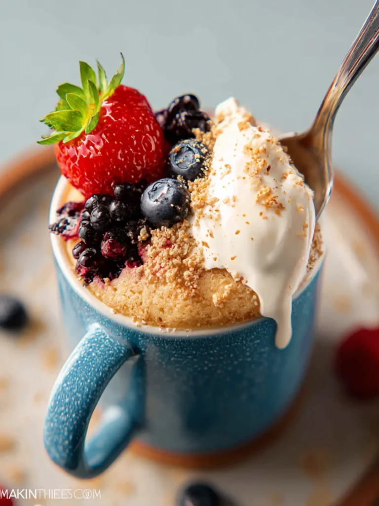 Oatmeal Mug Cake First Image