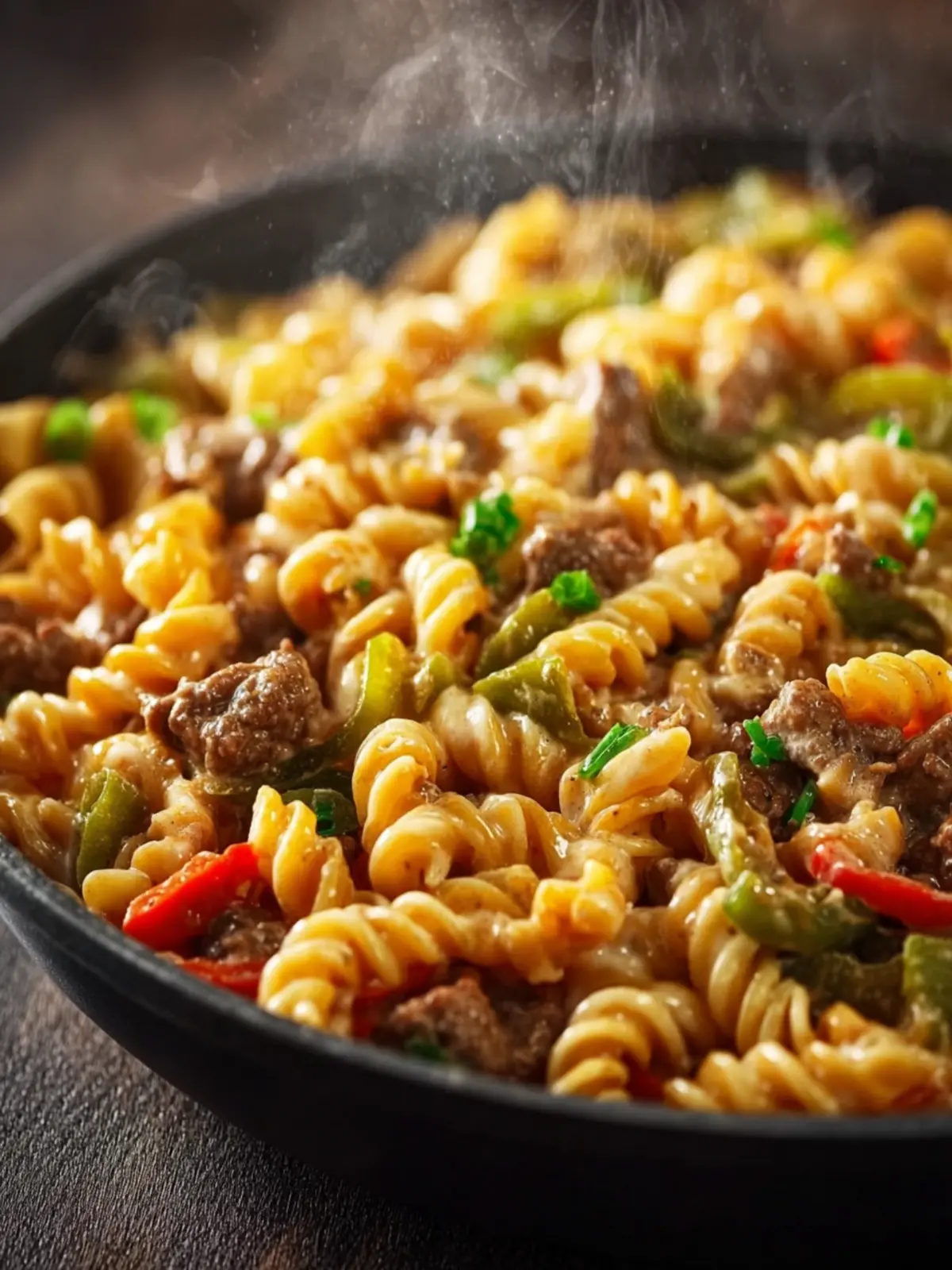 Philly Cheesesteak Pasta: Indulgent Comfort in Every Bite
