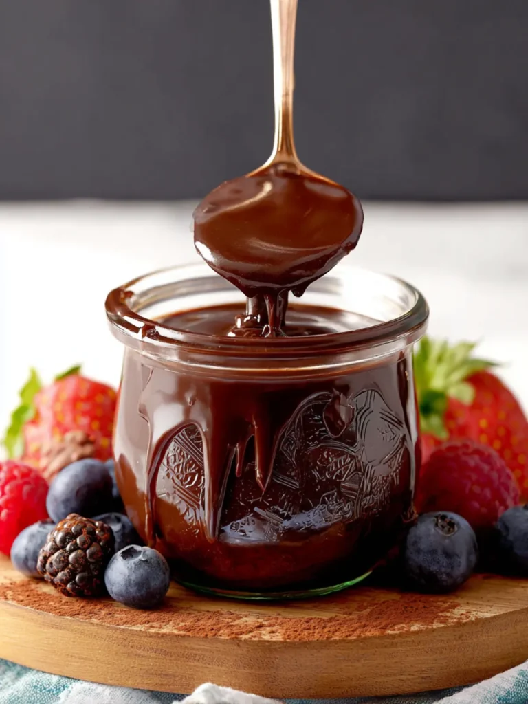 Quick Chocolate Sauce (with cocoa powder) First Image