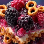 Salted Bliss Blackberry Pretzel Fusion – Sweet & Salty Dessert First Image