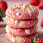 Strawberry Milkshake Cookies: Sweet and Gooey Delight First Image