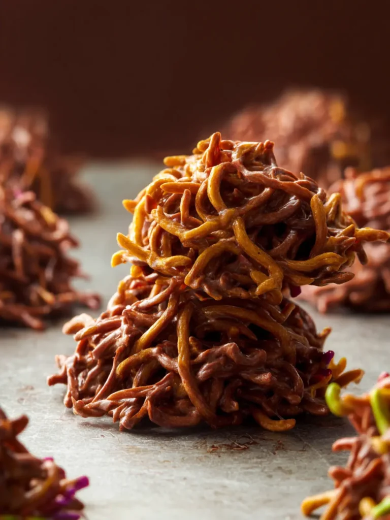 3 Ingredient Haystack Cookies with Chow Mein Noodles First Image