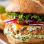 Air Fryer Chicken Burger First Image