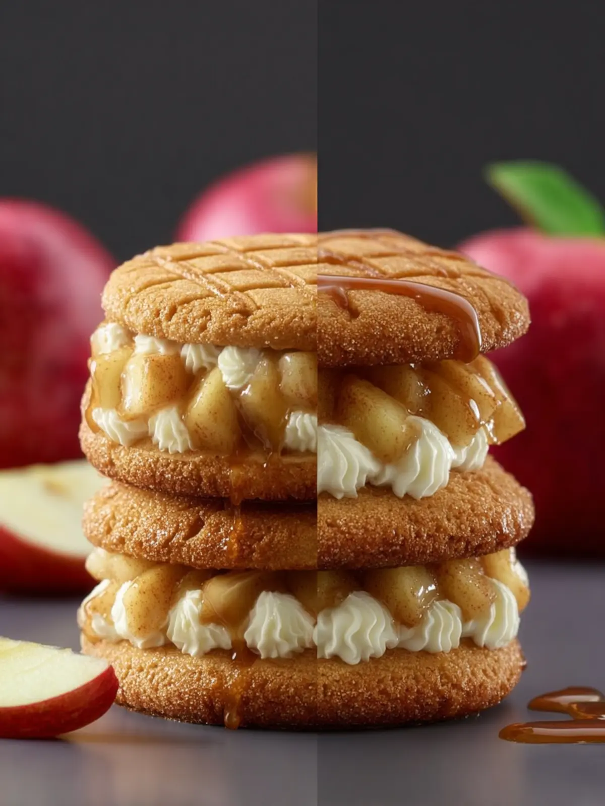 Easy Apple Pie Cheesecake Cookies Recipe First Image