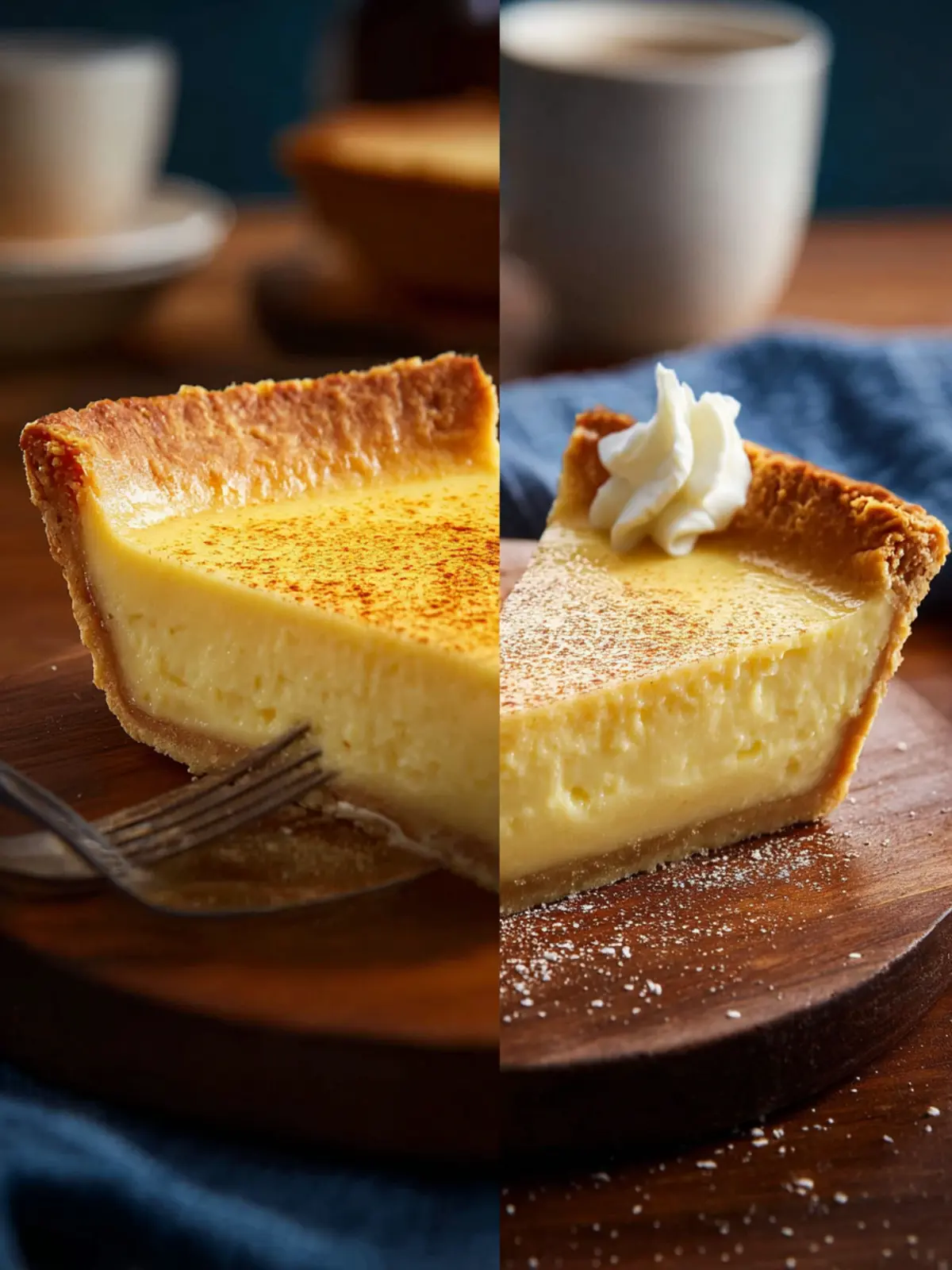 Easy Custard Pie: A Silky Old-Fashioned Dessert Recipe First Image