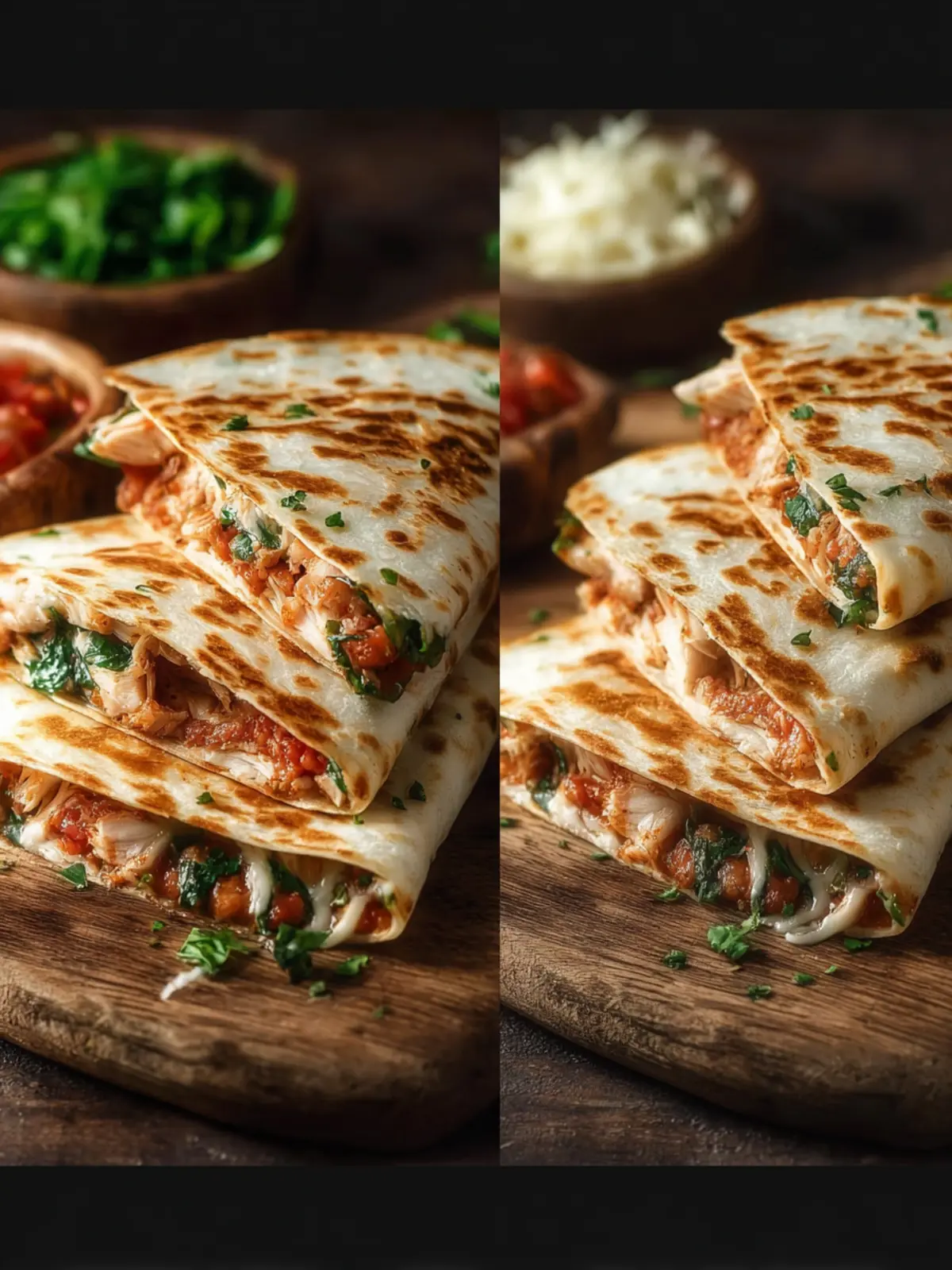Easy Italian Quesadillas with Rotisserie Chicken First Image