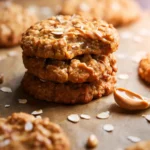 Easy Peanut Butter Oatmeal Cookies Recipe First Image