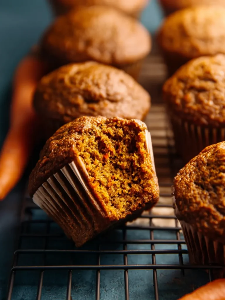 Healthy Carrot Muffins First Image