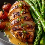 Honey Mustard Chicken Asparagus First Image