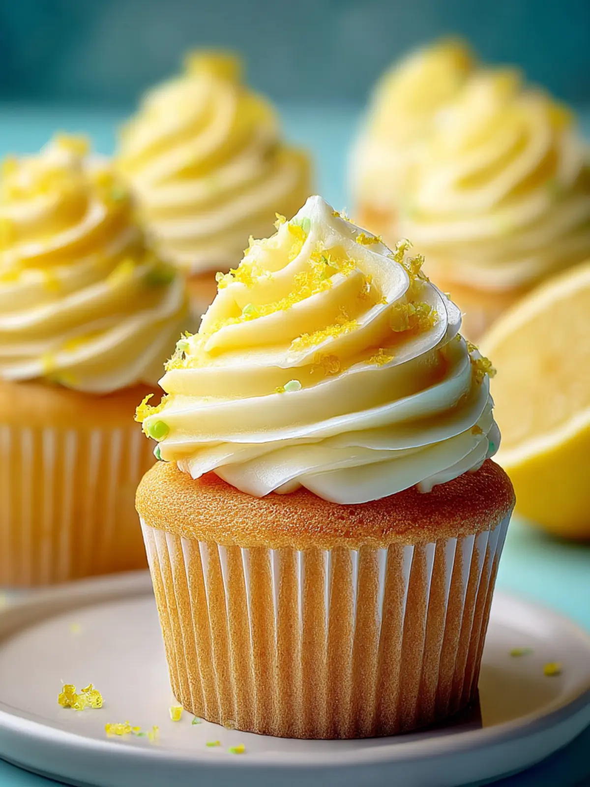 Lemon Cupcakes First Image
