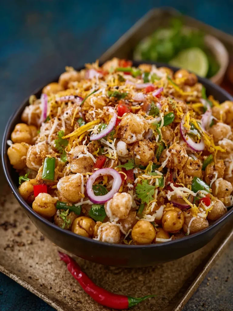 Makhana Bhel Recipe (Roasted Fox Nut Bhel) First Image