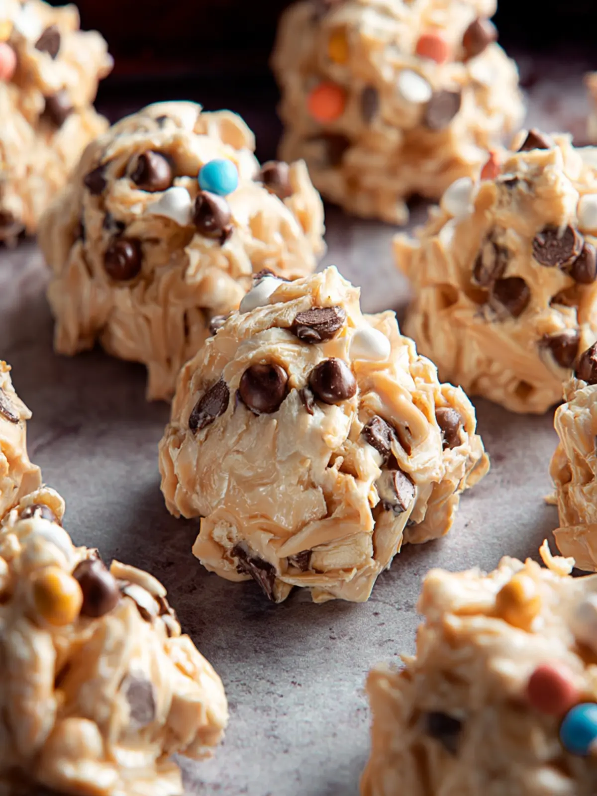 No-Bake Avalanche Cookies with White Chocolate & Peanut Butter First Image