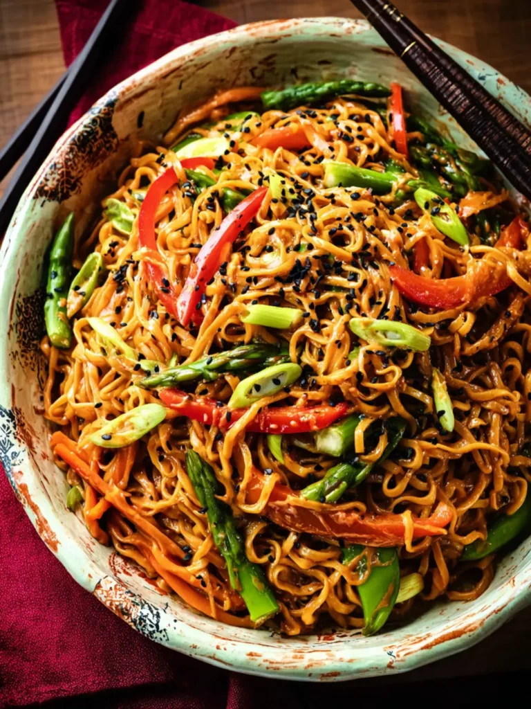 Noodles with Peanut Sauce First Image