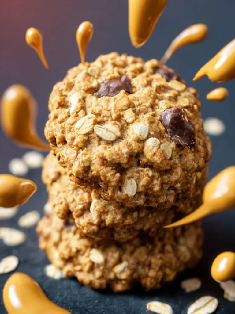 Peanut Banana Oat Cookies First Image