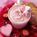 Pink Hot Chocolate Valentine’s Dessert Dip First Image