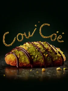 Pistachio Kunafa Chocolate Cookies Recipe First Image