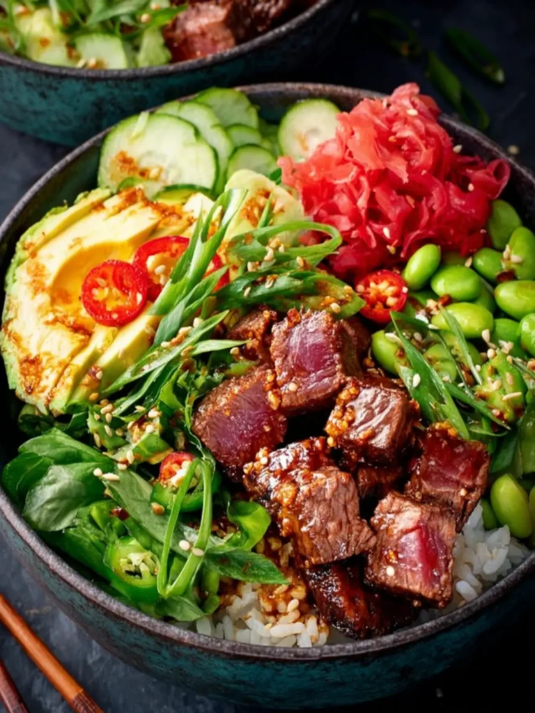 Seared Steak Poke Bowl First Image