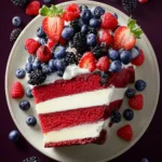 Berry Flag Cake First Image