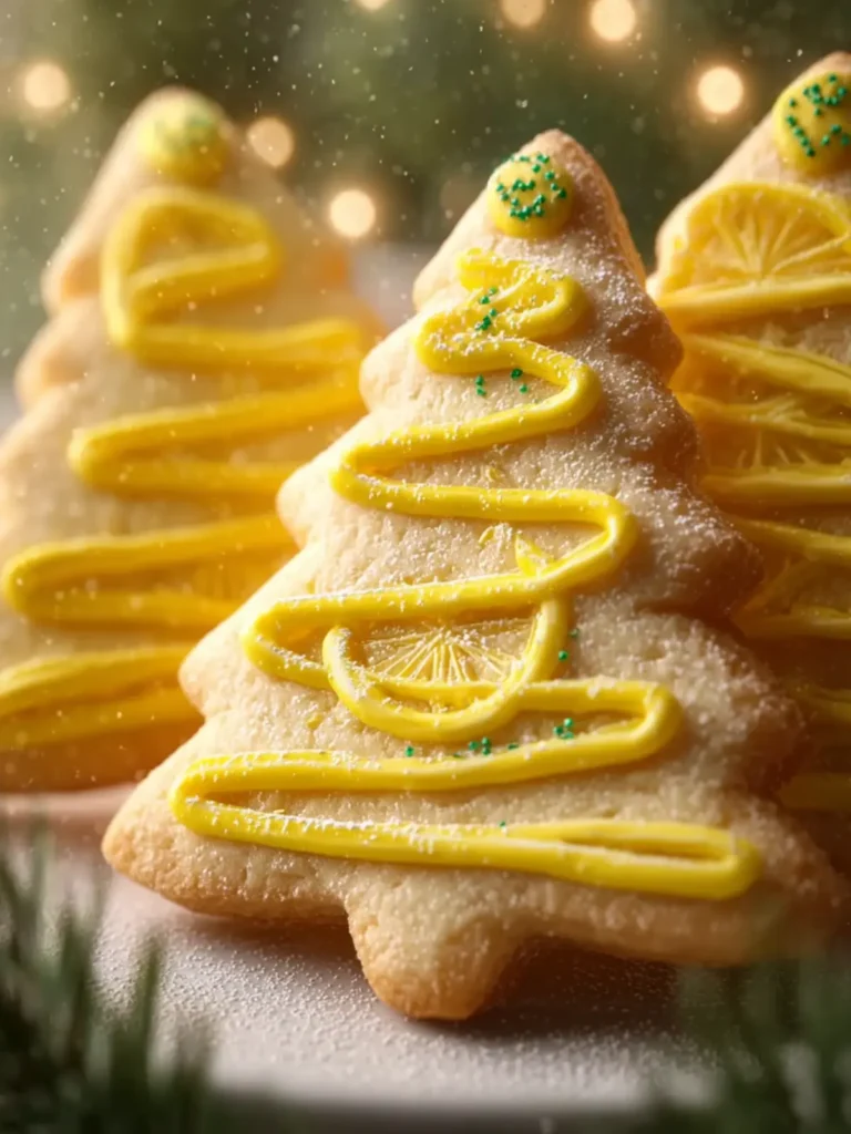 Christmas Lemon Tree Cookies First Image