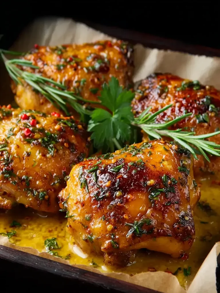 Honey Mustard Chicken Thighs First Image