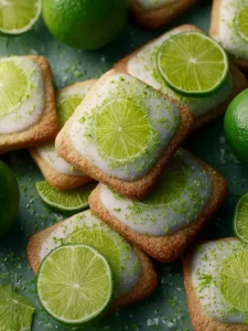 Lime Shortbread Cookies First Image