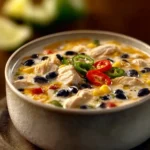 White Chicken Chili with Black Beans First Image
